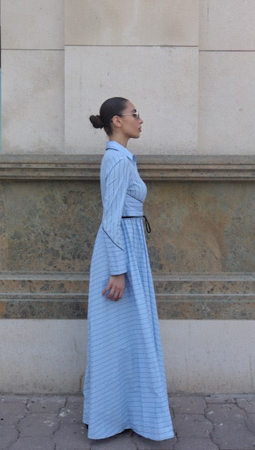 Summer Bliss in Striped Blue