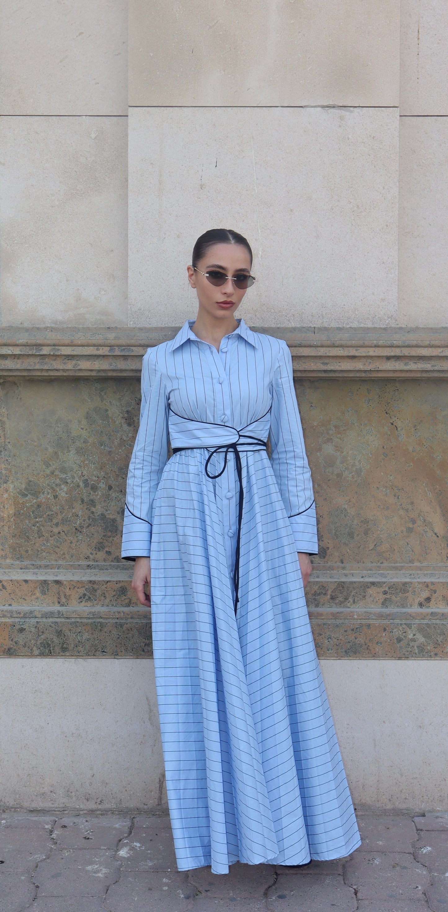 Summer Bliss in Striped Blue